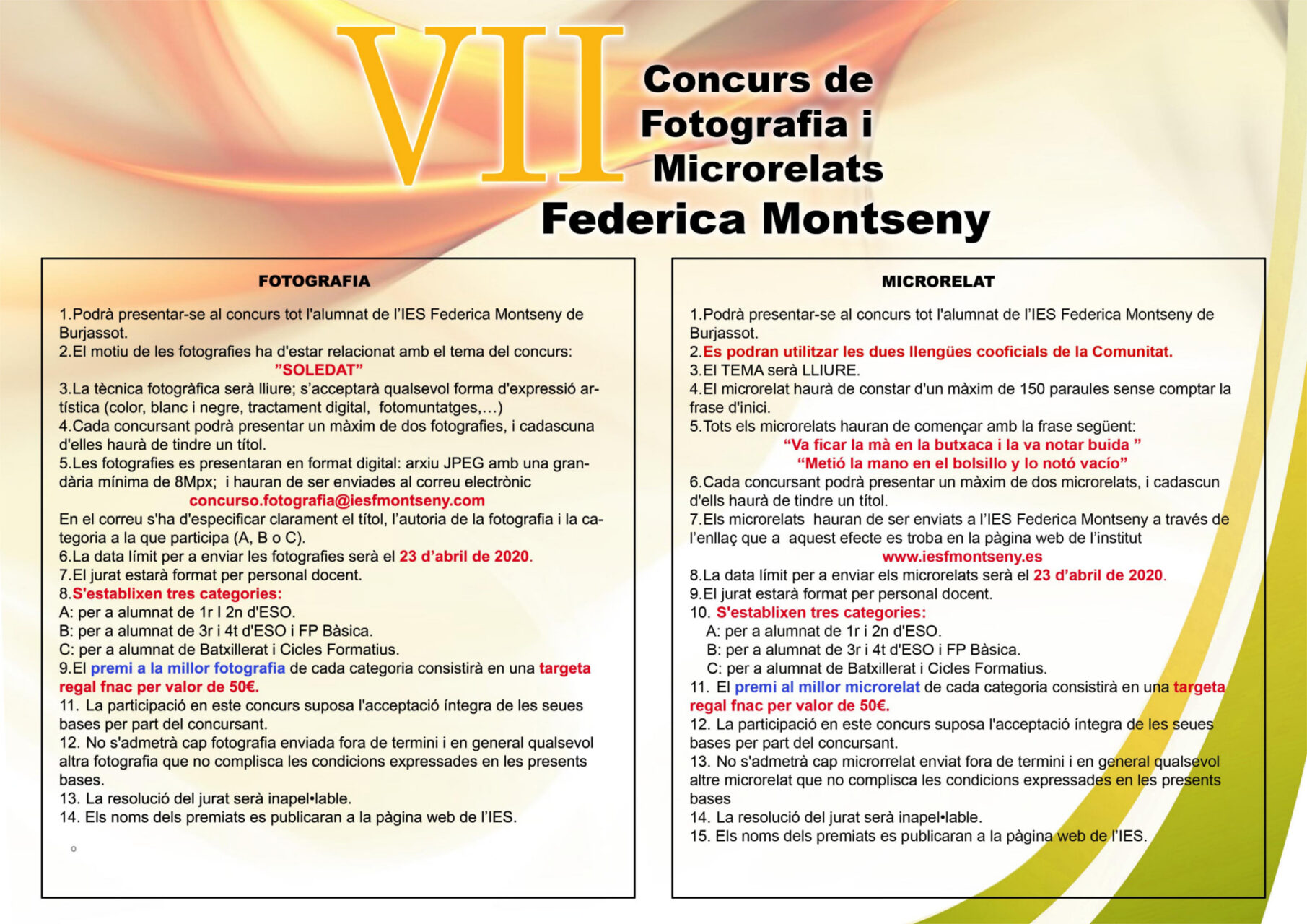 VII CONCURS FOTOGRAFIA I MICRORELATS A 1 VIIconcurs