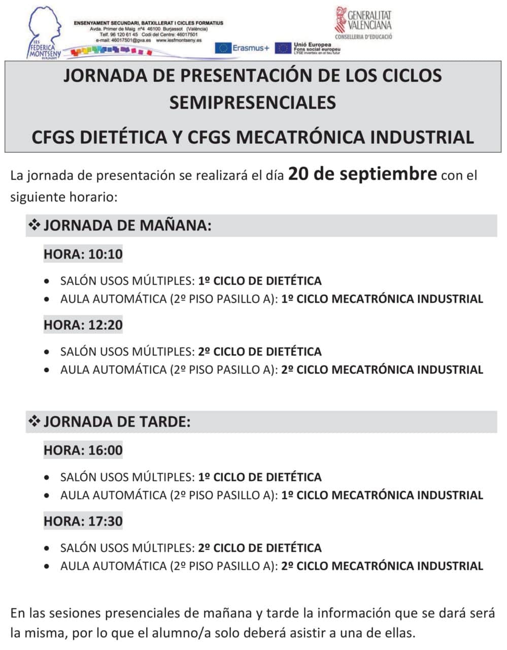 jornada presentacion semipresenciales