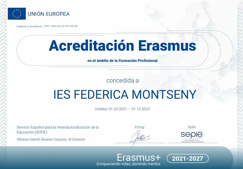 ACREDITACIÓN ERASMUS VET