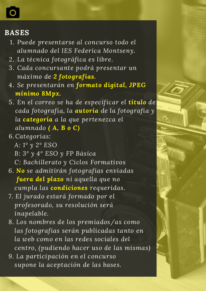CONCURSO FOTOGRAFIA 2021 Bases